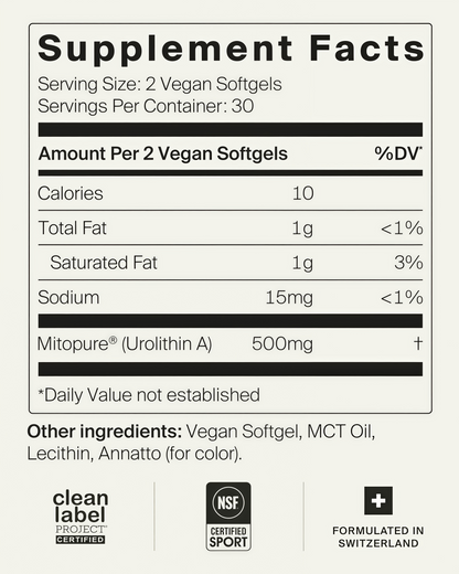 Mitopure Softgels Urolithin A